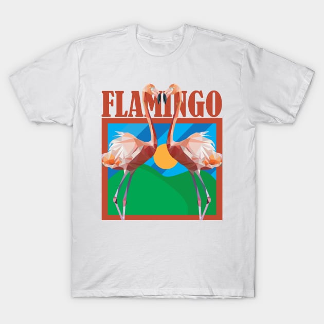 flamingo T-Shirt by Amartwork